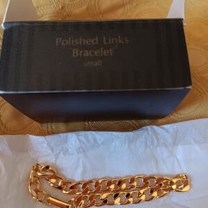 Avon Gold Chain-Link Bracelet